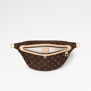 Louis Vuitton Brown and Gold Monogram Crossbody Bag